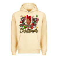 Pina Colada christmas joy black woman Premium Hoodie - MaliasSmallBusiness