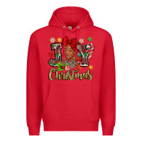 Red christmas joy black woman Premium Hoodie - MaliasSmallBusiness