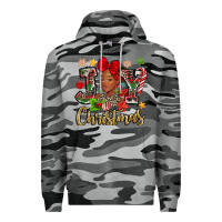 Slate Camo christmas joy black woman Premium Hoodie - MaliasSmallBusiness