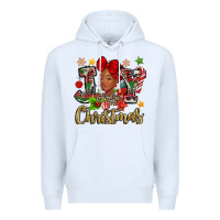 White christmas joy black woman Premium Hoodie - MaliasSmallBusiness