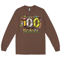 Chestnut happy 100 day of school Long Sleeve Tee - RacoonDesign