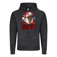 Vintage Black big nick energy afro santa Vintage Hoodie - RanaPortraitStore