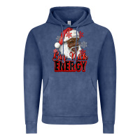 Vintage Denim big nick energy afro santa Vintage Hoodie - RanaPortraitStore