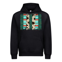Black leopard cowhide brush stroke Urban Hoodie - Artiststas
