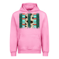 Fuchsia Pink leopard cowhide brush stroke Urban Hoodie - Artiststas
