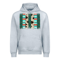 Leopard Cowhide Brush Stroke Urban Hoodie | Teevron