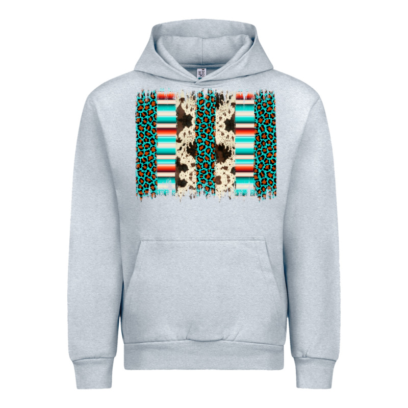 Leopard Cowhide Brush Stroke Urban Hoodie by Artiststas | Teevron