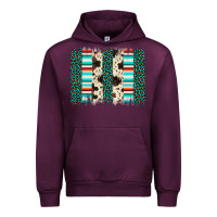 Mauve Wine leopard cowhide brush stroke Urban Hoodie - Artiststas