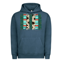 Pigment Midnight Navy leopard cowhide brush stroke Urban Hoodie - Artiststas