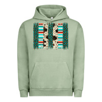 Pigment Oil Green leopard cowhide brush stroke Urban Hoodie - Artiststas