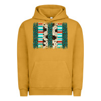 Pigment Peanut Butter leopard cowhide brush stroke Urban Hoodie - Artiststas