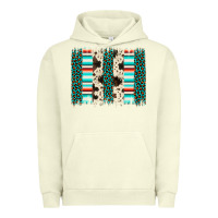 Pigment Pistachio leopard cowhide brush stroke Urban Hoodie - Artiststas