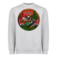 Baby Cow Christmas Heavyweight Sweatshirt | Teevron