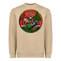 Mushroom Baby Cow Christmas Heavyweight Sweatshirt - RanaPortraitStore