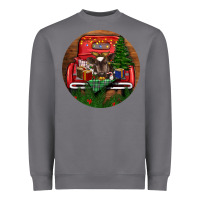 Storm Baby Cow Christmas Heavyweight Sweatshirt - RanaPortraitStore