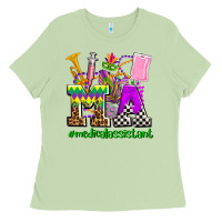Matcha mardi gras ma medical assistant Ladies Tee - AdoDesignShop