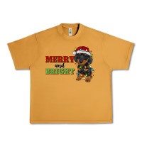 Peanut Butter merry and bright dachshund Urban Heavy Tee - RanaPortraitStore