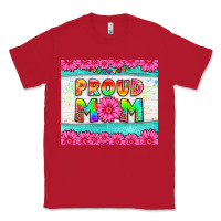 Red proud mom Classic Tee - HRA Design Shop