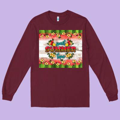Sweet Summer Time Long Sleeve Tee Designed By Hra Design Shop
