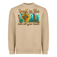 Mushroom trust in the lord with all your heart Heavyweight Sweatshirt - texasbilliewilder