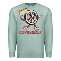 Seafoam love everyone Premium Sweatshirt - MaliasSmallBusiness