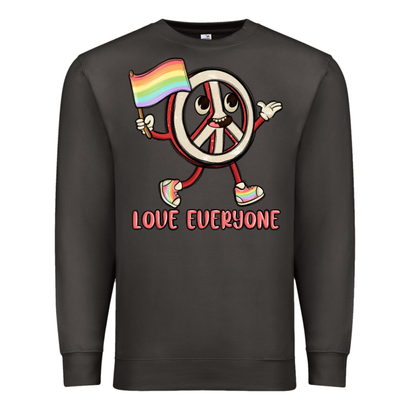 Love Everyone Premium Sweatshirt by MaliasSmallBusiness | Teevron