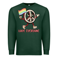 Sports Green love everyone Premium Sweatshirt - MaliasSmallBusiness