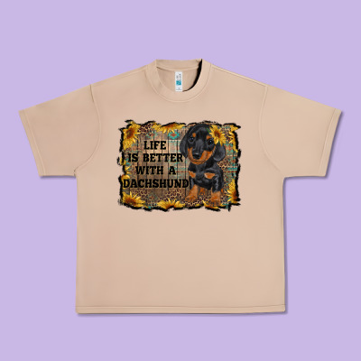 Life Is Better With A Dachshund Urban Heavy Tee Designed By Ranaportraitstore