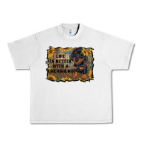 Lunar Rock life is better with a dachshund Urban Heavy Tee - RanaPortraitStore