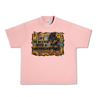Salmon life is better with a dachshund Urban Heavy Tee - RanaPortraitStore