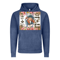 Vintage Denim first i drink the coffee then i do the things Vintage Hoodie - JahusDesignShop