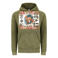 Vintage Olive first i drink the coffee then i do the things Vintage Hoodie - JahusDesignShop
