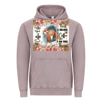 Vintage Zinc first i drink the coffee then i do the things Vintage Hoodie - JahusDesignShop