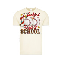 Vintage Arctic i tackled 100days of school baseball Vintage Tee - texasbilliewilder