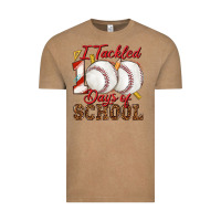 I Tackled 100days Of School Baseball Vintage Tee | Teevron