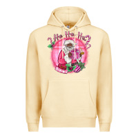 Pina Colada ho ho ho pink black santa christmas Premium Hoodie - MaliasSmallBusiness