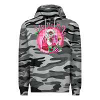 Slate Camo ho ho ho pink black santa christmas Premium Hoodie - MaliasSmallBusiness