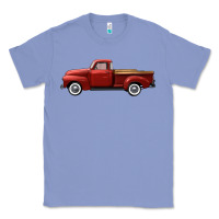 Colony Blue western red truck right side view Classic Tee - FaDigitalArtStudio