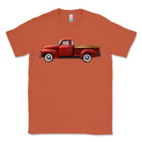 Copper western red truck right side view Classic Tee - FaDigitalArtStudio