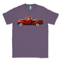 Lavender western red truck right side view Classic Tee - FaDigitalArtStudio