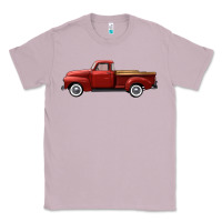 Lilac western red truck right side view Classic Tee - FaDigitalArtStudio