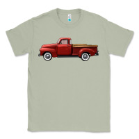 Matcha western red truck right side view Classic Tee - FaDigitalArtStudio