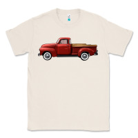 Natural western red truck right side view Classic Tee - FaDigitalArtStudio