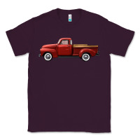 Plum western red truck right side view Classic Tee - FaDigitalArtStudio