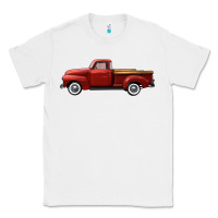 White western red truck right side view Classic Tee - FaDigitalArtStudio