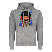 Cloud Rock autism afro man Vintage Hoodie - texasbilliewilder
