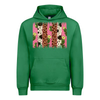 Emerald cactus leopard cowhide brush stroke Urban Hoodie - Artiststas