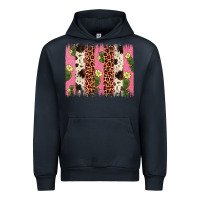 Navy cactus leopard cowhide brush stroke Urban Hoodie - Artiststas