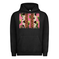 Pigment Black cactus leopard cowhide brush stroke Urban Hoodie - Artiststas