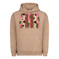 Pigment Burro cactus leopard cowhide brush stroke Urban Hoodie - Artiststas